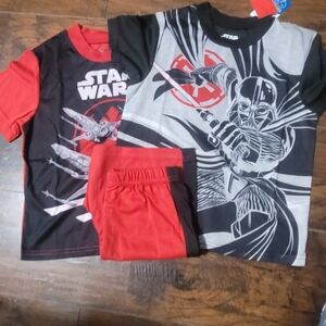 Star Wars Kids Pajama Set - Black and Red